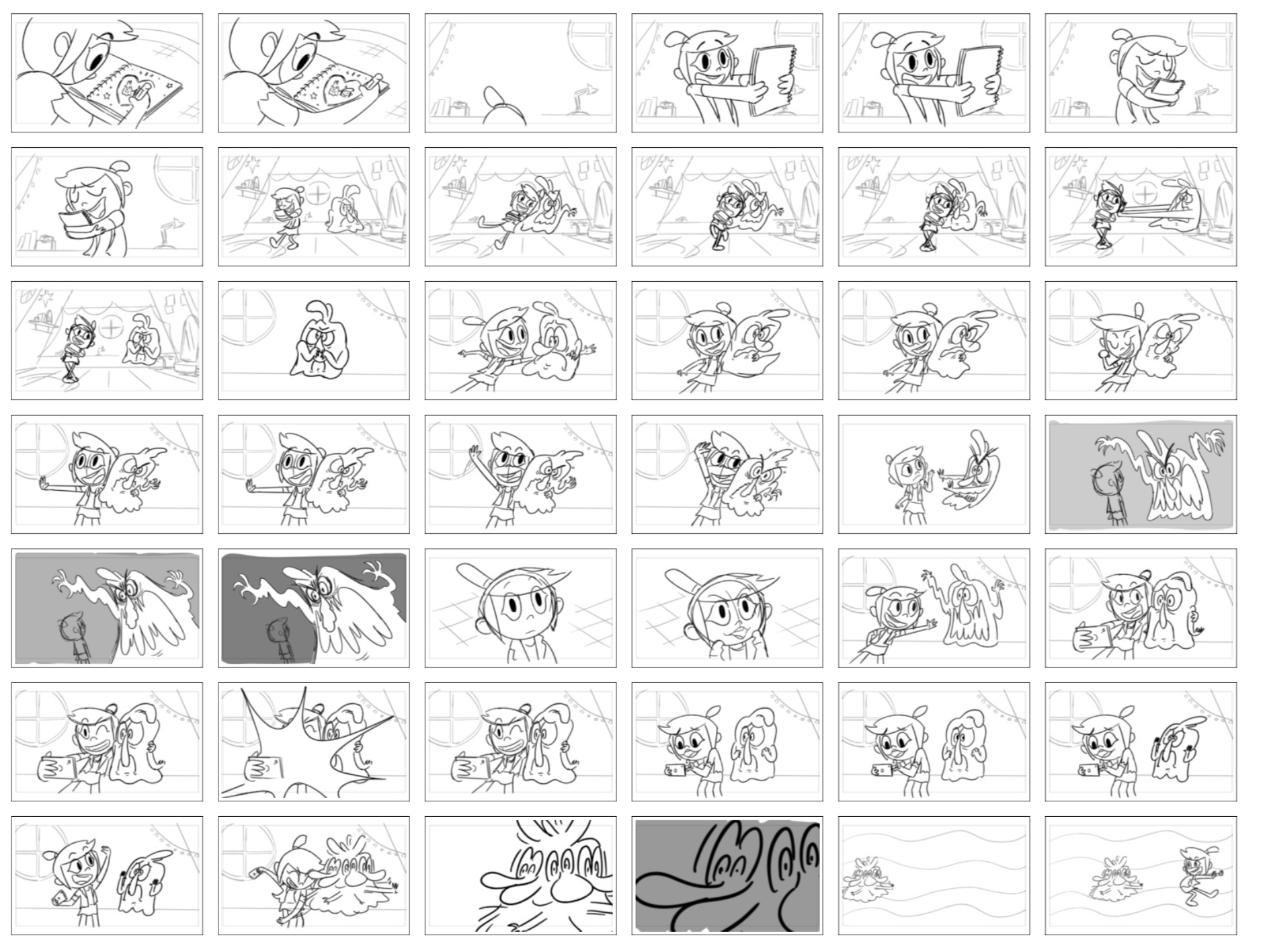 Animatic Storyboards 1