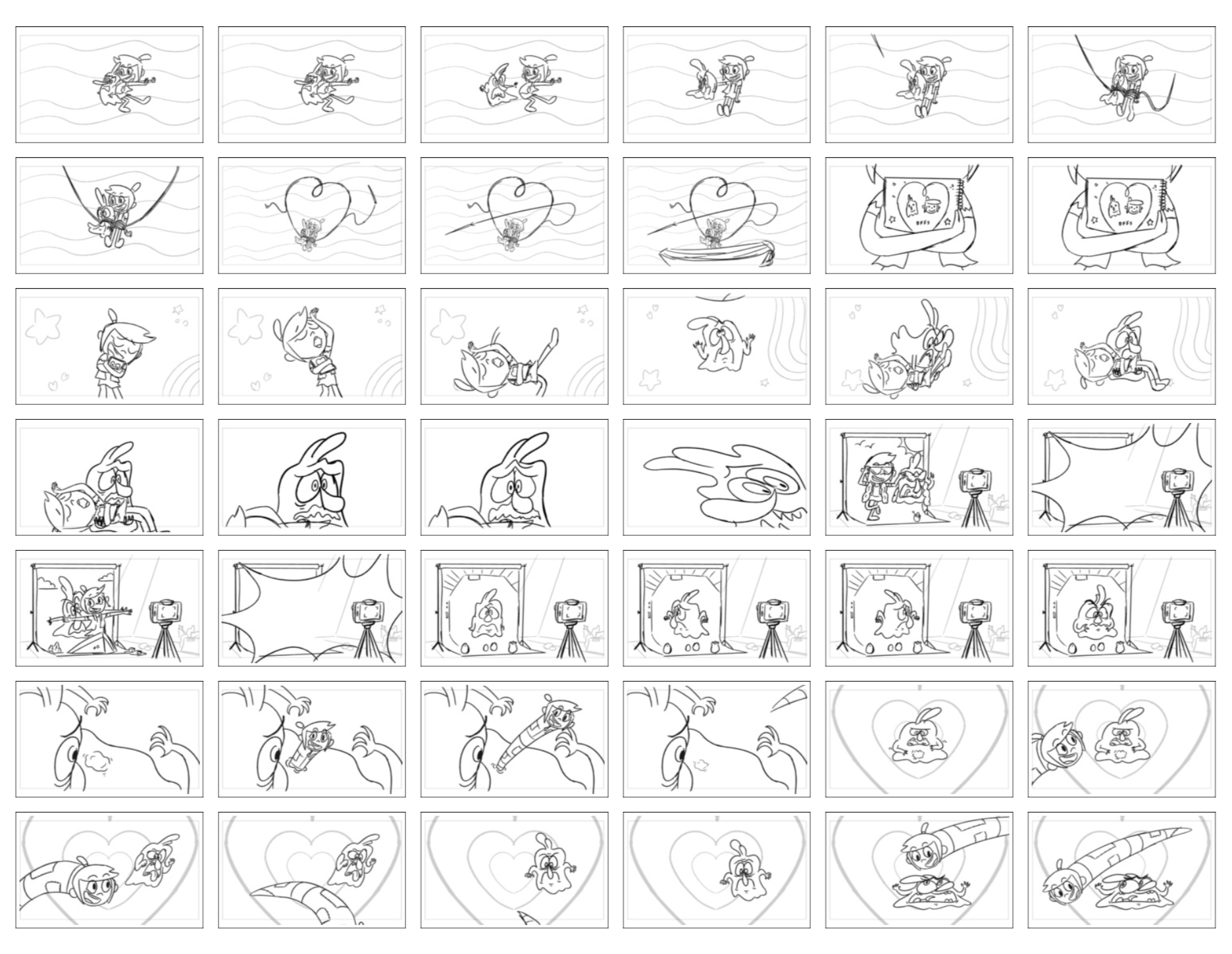 Animatic Storyboards 2