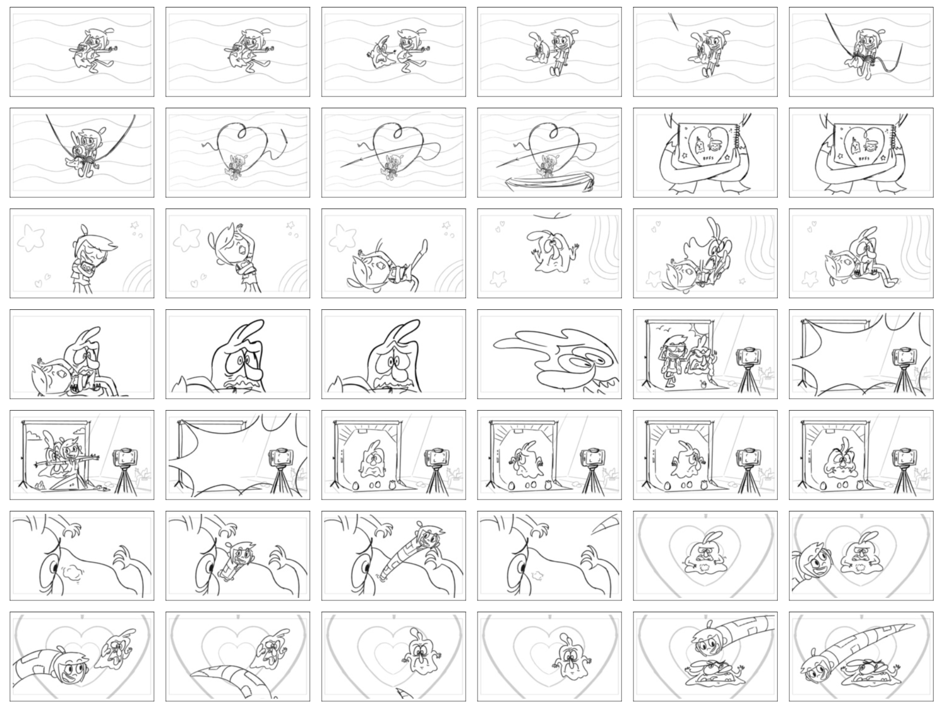 Animatic Storyboards 3
